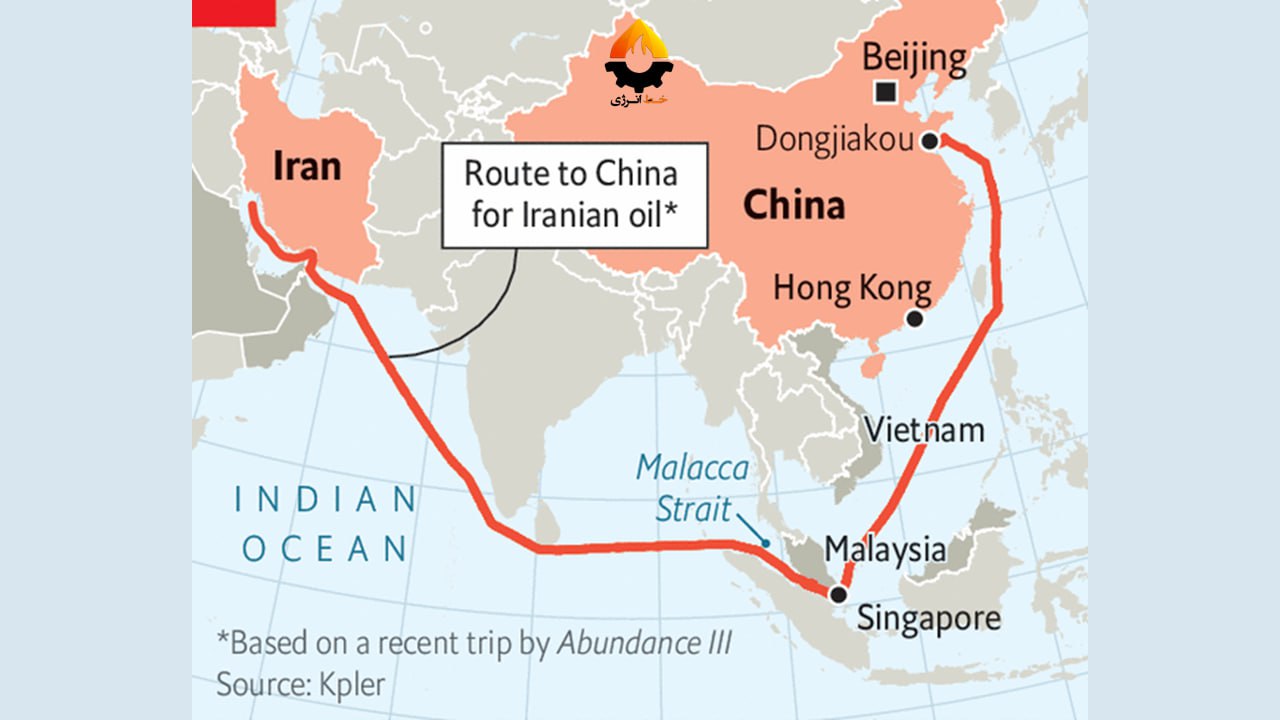 حمل نفت ایران به چین